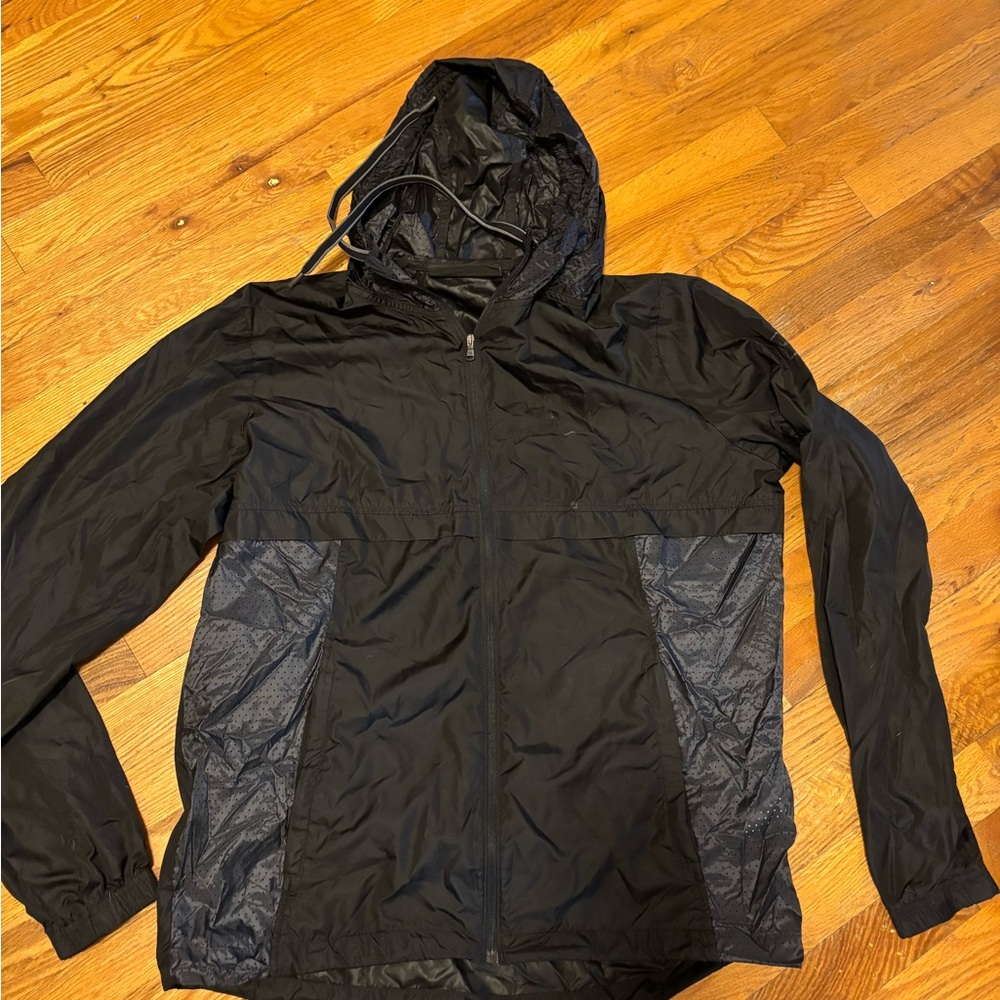 Under Armour Black and Gray Windbreaker